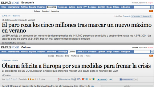 Diferentes visiones de una misma realidad