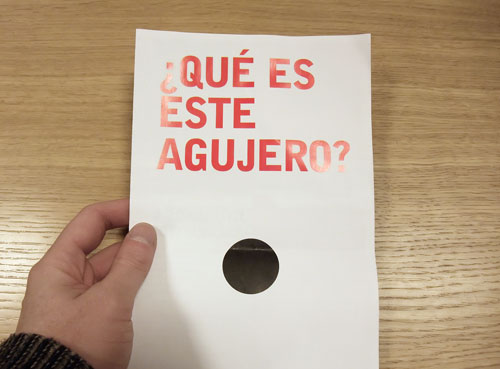 ¿Qué es este agujero?